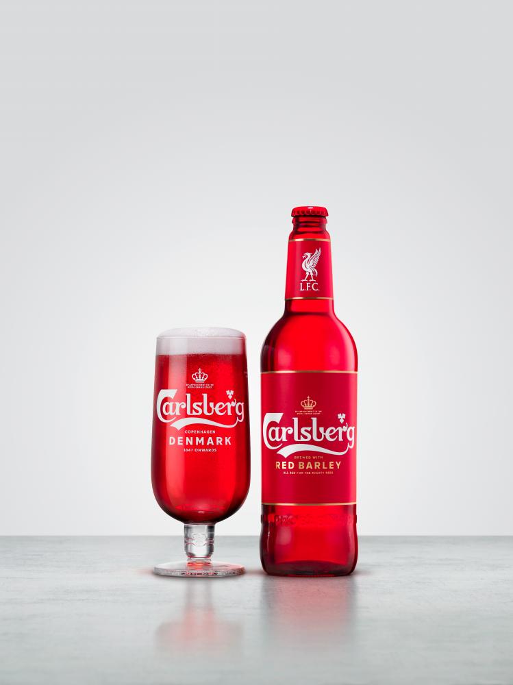 The limited edition Carlsberg Red Barley.