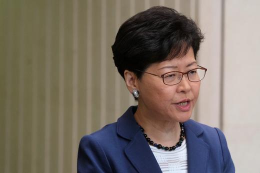 Hong Kong Chief Executive Carrie Lam attends a news conference in Hong Kong, China June 10, 2019. — Reuters