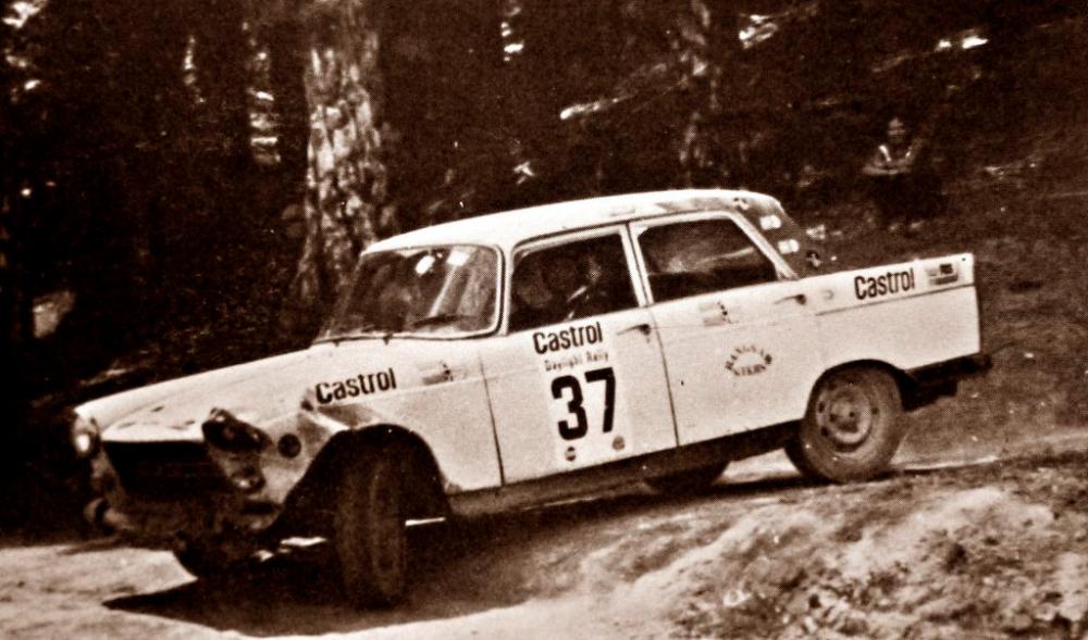 $!Karamjit’s first rallycar was his father’s Peugeot 404, which he used to enter the 1984 Castrol Daylight Rally.