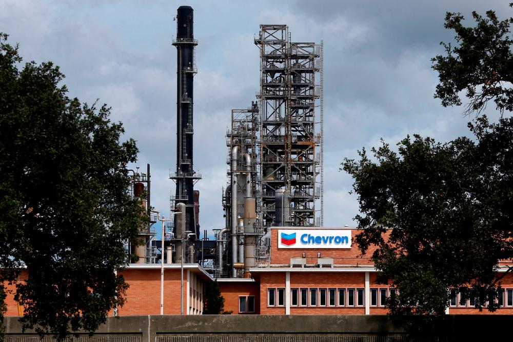 The Chevron Pascagoula Refinery in Mississippi. In the United States, the refining margin is hovering around US$9 a barrel, near its lowest levels in April. – REUTERSPIX