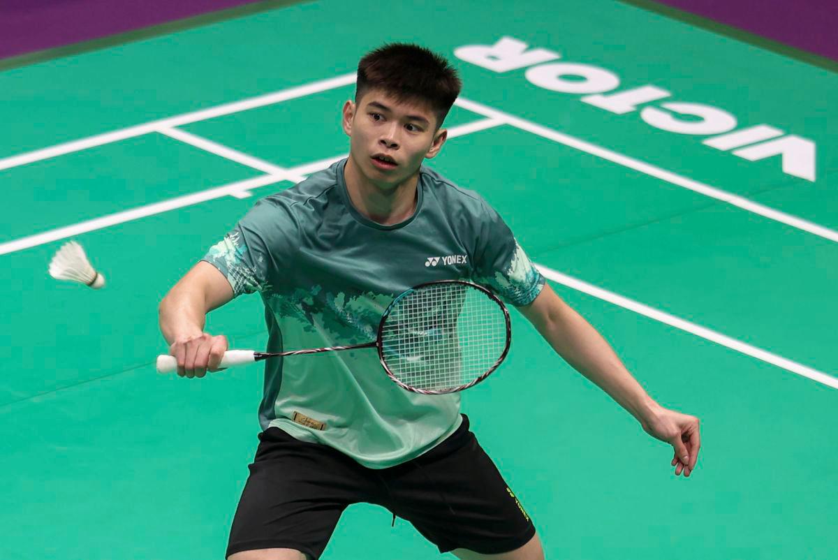 National men’s singles player Leong Jun Hao - BERNAMApix