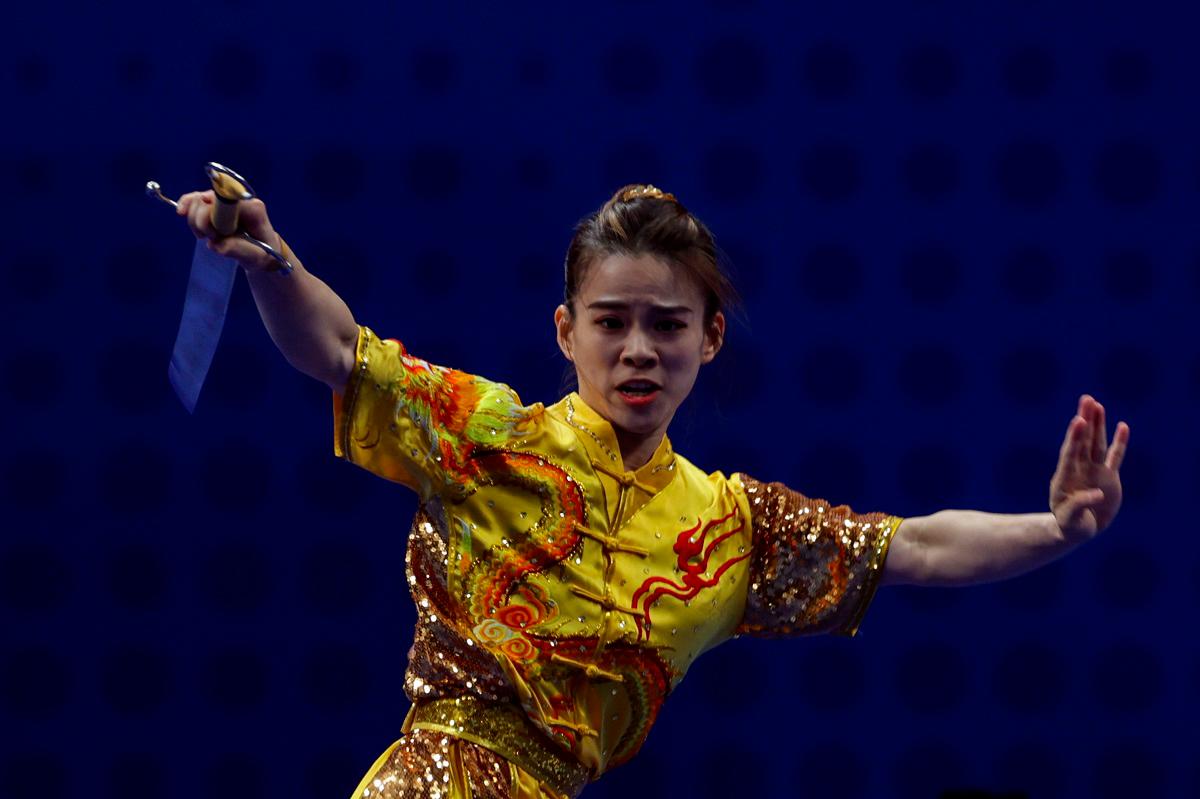 National wushu athlete Tan Cheong Min. - BERNAMApix