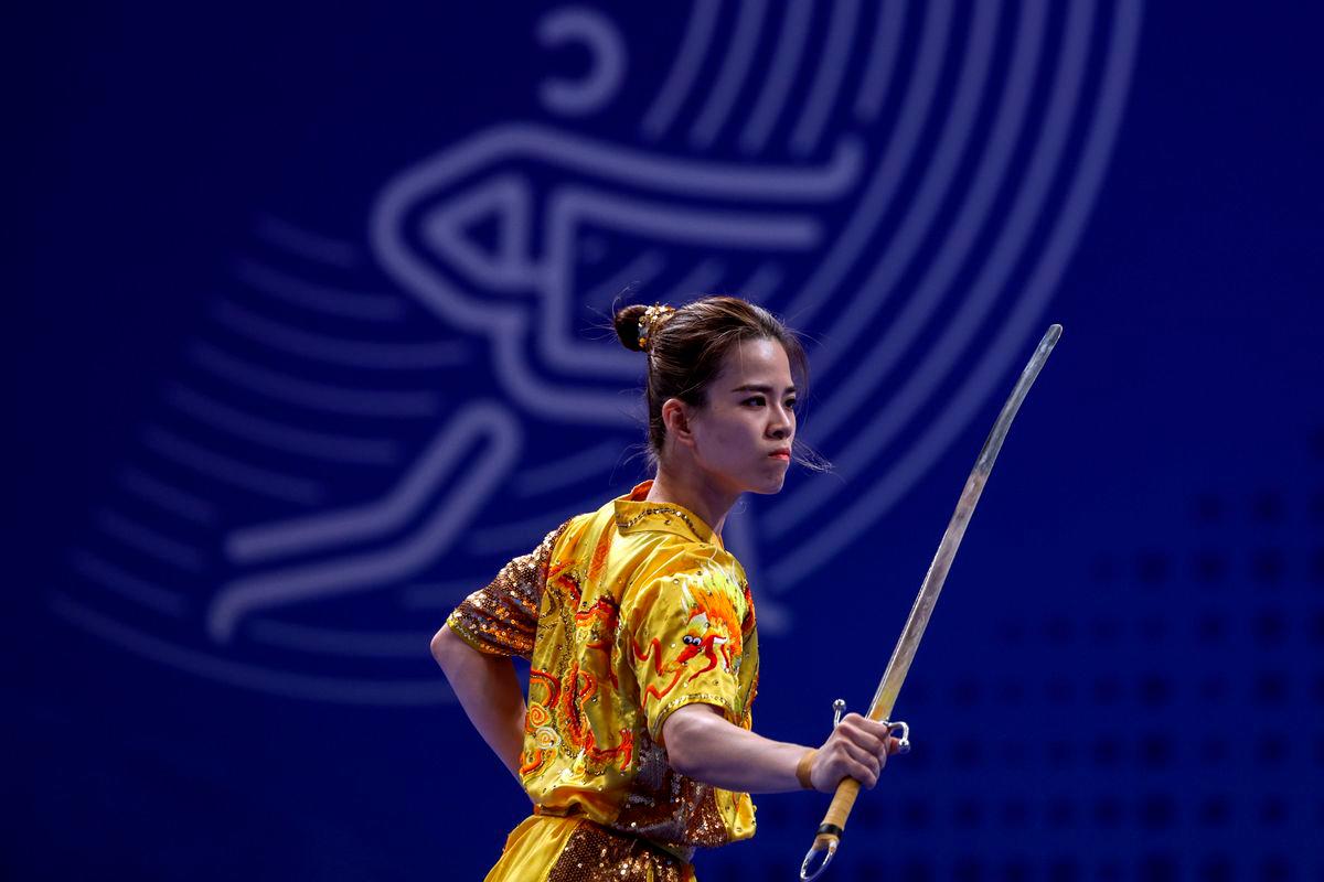 National wushu athlete Tan Cheong Min - Photo by BERNAMA