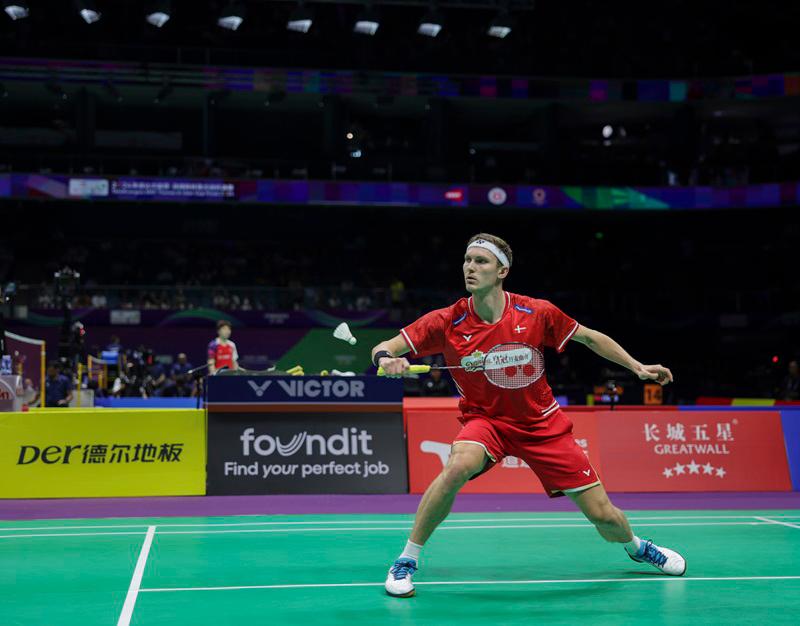 Danish ace, Viktor Axelsen. - BERNAMAPIX