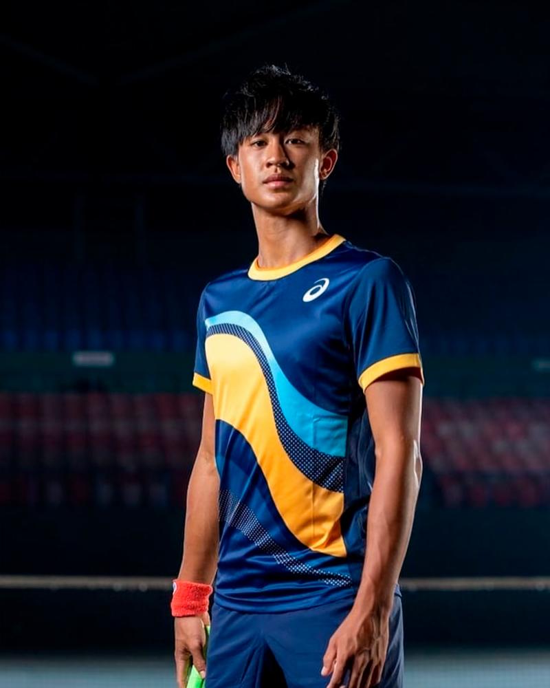 Christian made history as the first Malaysian to play at the Grand Slam. — PHOTO COURTESY OF ASICS MALAYSIA