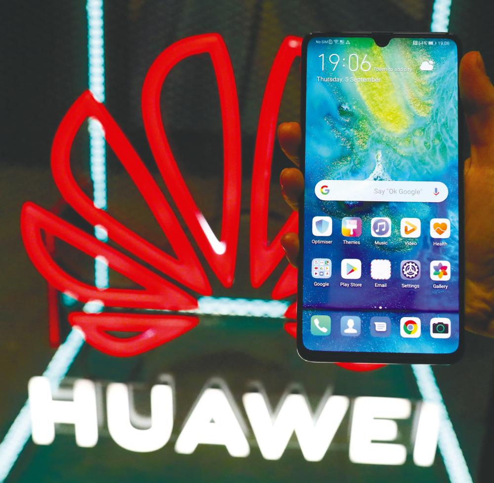 Huawei Mate 20 X (5G) is pictured at the IFA consumer tech fair in Berlin, Germany, last week. – REUTERSPIX