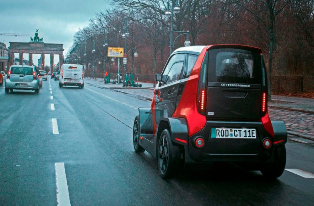 $!CT-1 – The Shape-Shifting Microcar For Urban Mobility