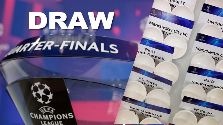 (Updated) Bayern draw PSG in Champions League quarters as Real face Liverpool