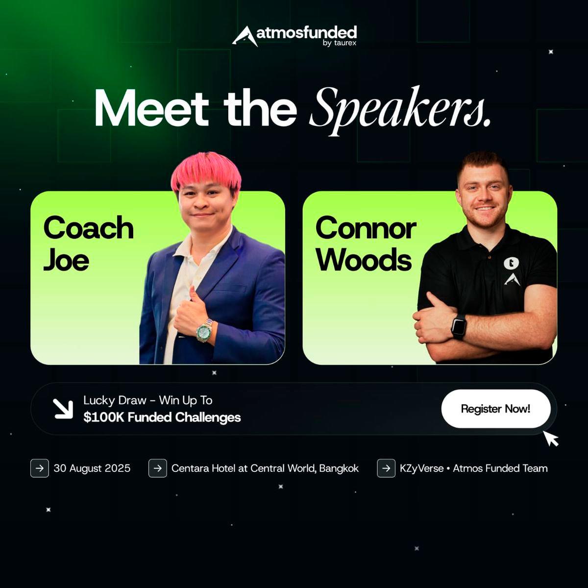 The Speakers: Coach Joe and Connor Woods