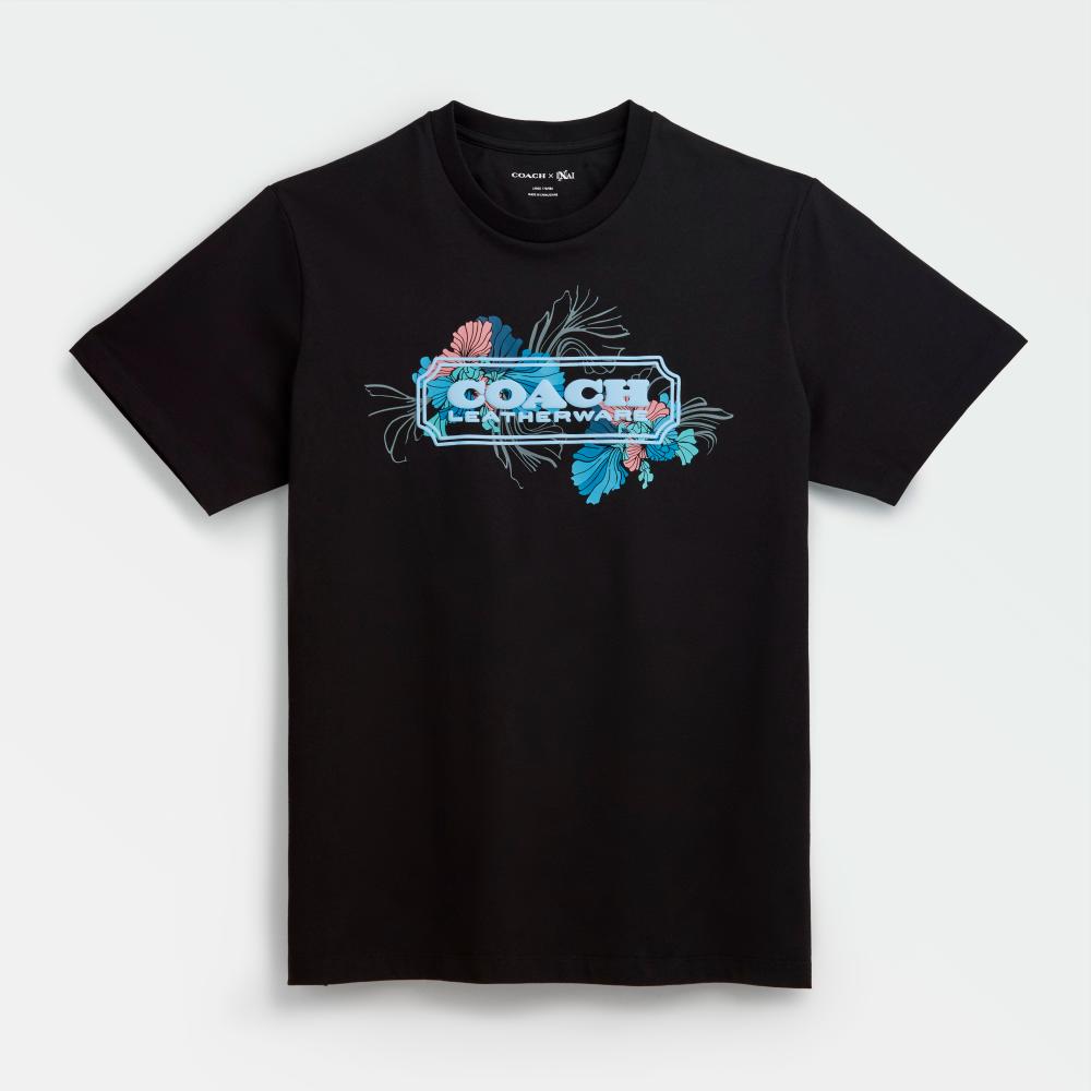 $!A closer look at Coach x Innai’s black T-shirt