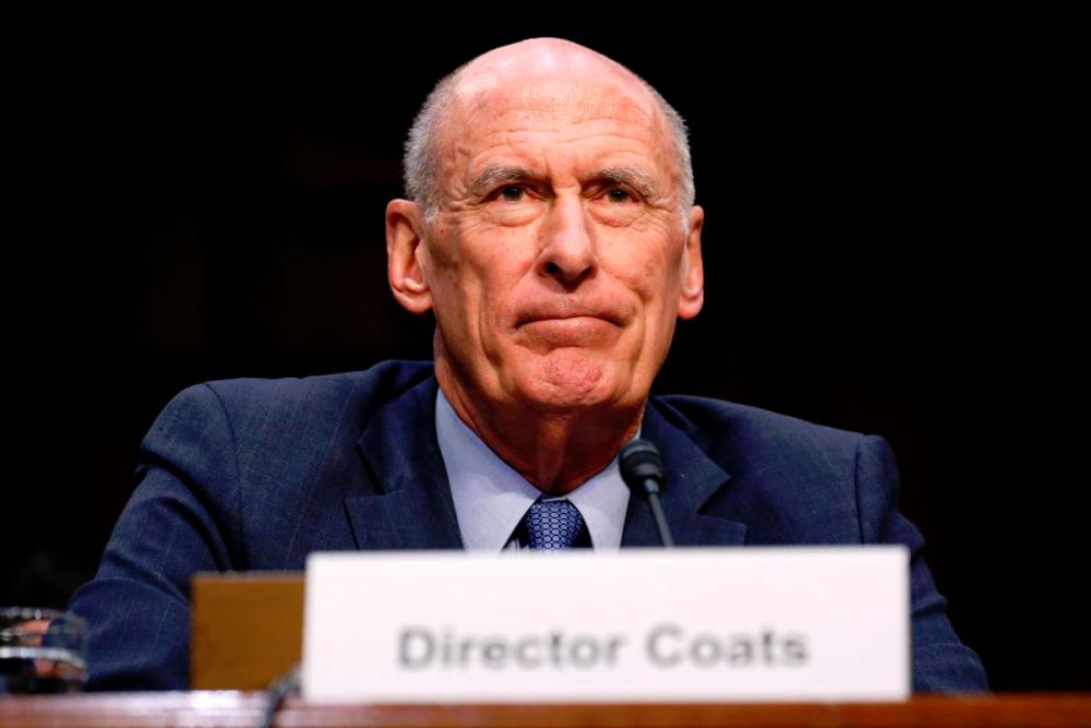 Director of National Intelligence Dan Coats. — Reuters