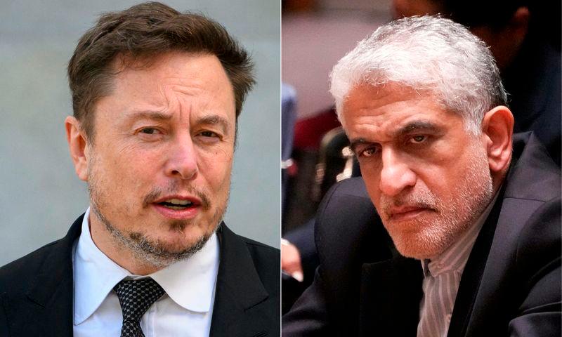 Elon Musk, the tech billionaire closely allied with US President-elect Donald Trump, met Iran’s ambassador to the United Nations in a bid to defuse tensions in the next administration - AFPpix