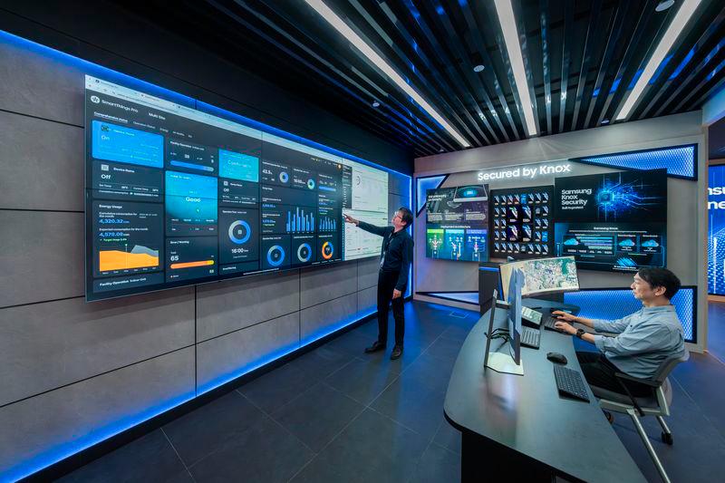 Command and Control Centre features high-resolution commercial displays, integrated with Samsung’s VXT and SmartThings Pro solutions to help organisations achieve workflow optimisation and efficient energy management $!Command and Control Centre features high-resolution commercial displays, integrated with Samsung’s VXT and SmartThings Pro solutions to help organisations achieve workflow optimisation and efficient energy management