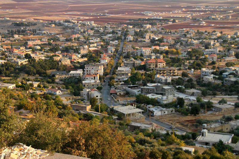 A picture shows a view of eastern Lebanon’s Deir al-Ahmar town - AFPpix