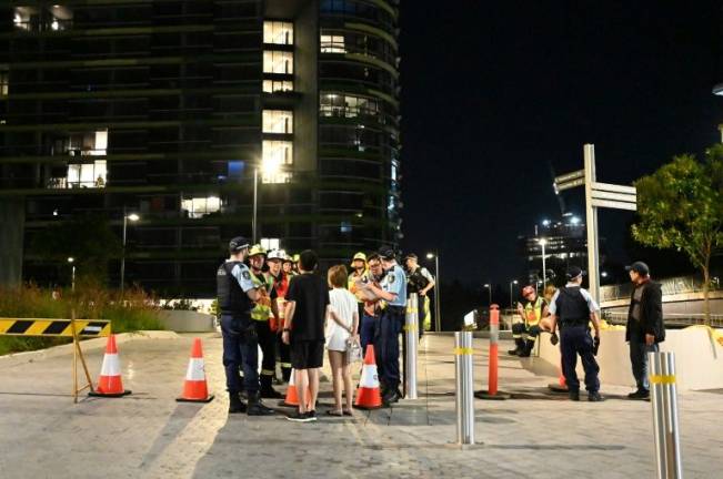 Some 300 people in the 38-storey Opal Tower were evacuated on Christmas Eve 2018, after the cracking reports. — AFP