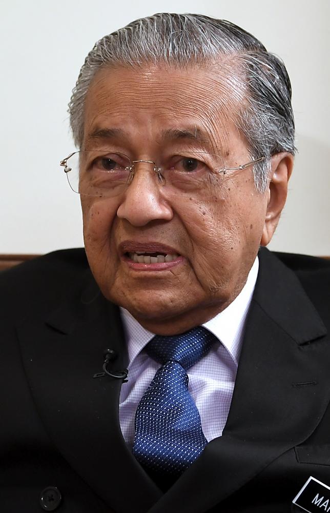 Prime Minister Tun Dr Mahathir Mohamad