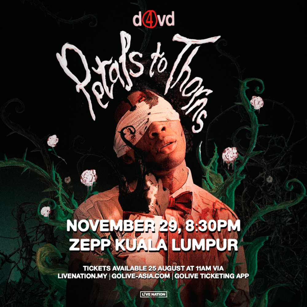 Official poster of Petals to Thorns Asia tour. $!Official poster of Petals to Thorns Asia tour.