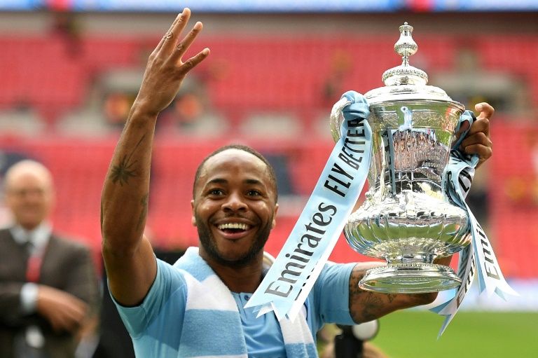 Manchester City’s Raheem Sterling has spoken out against racism. — AFP