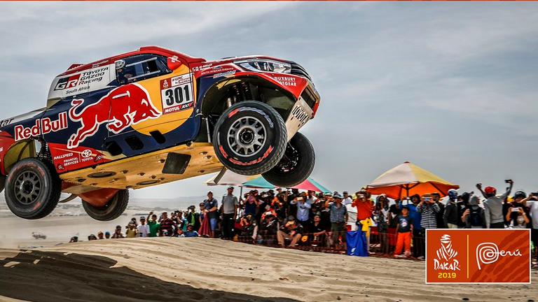 'Flat-out' Al-Attiyah wins second stage of Dakar Rally