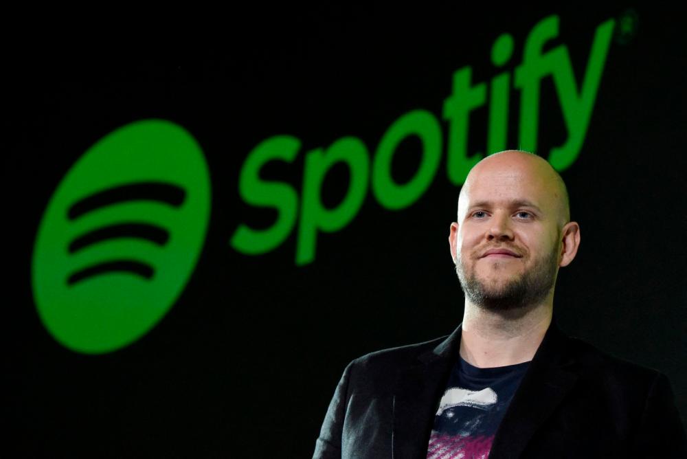 Spotify founder Ek says his bid for Arsenal was rejected