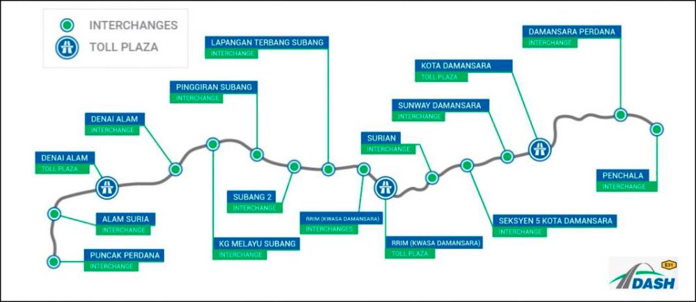 $!The DASH link is expected to reduce travelling time between Puncak Alam and Penchala from 90 minutes to 17 minutes.