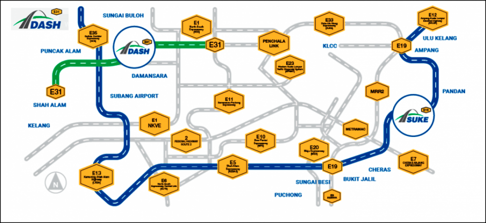 $!How the interchange at Kg Sg Penchala turned into ‘spaghetti’
