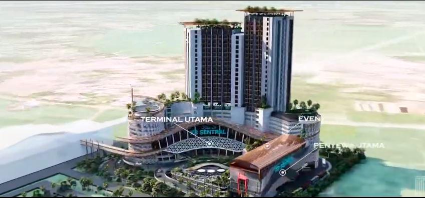 Screenshot of video showing KB Sentral simulation: Image credit - Dato’ Ahmad Yakob/FBPIX