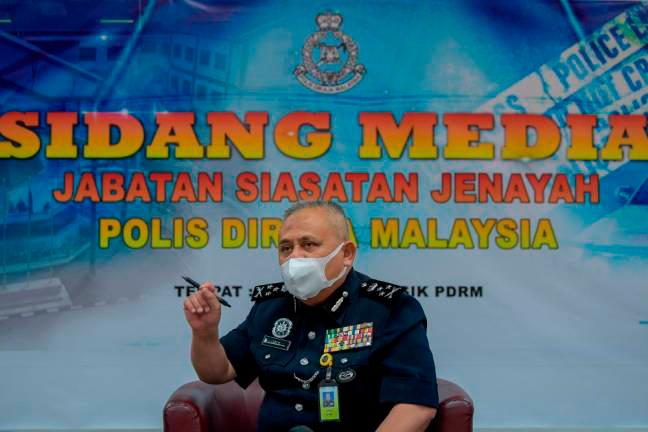 Bukit Aman Criminal Investigations Department (CID) director, Datuk Seri Abd Jalil Hassan. – Bernama