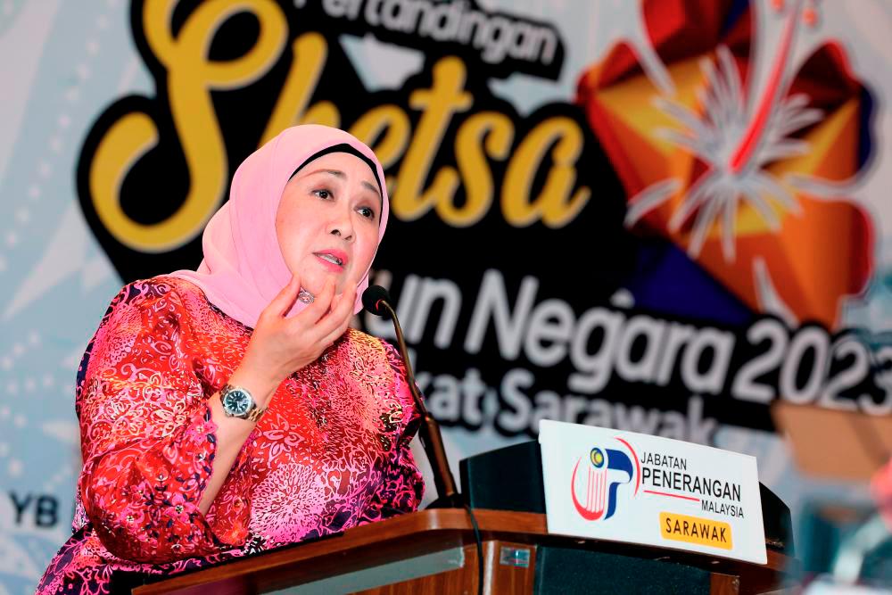 Datuk Sharifah Hasidah Sayeed Aman Ghazali. BERNAMAPIX