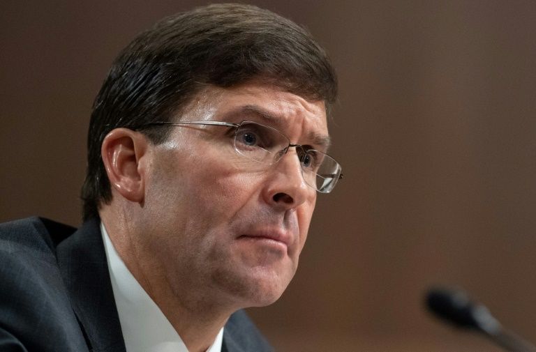 US Defense Secretary-Nominee Mark Esper calls Turkey’s purchase of a Russian missile defense system ‘disappointing’ and the ‘wrong’ decision , nominee to be Secretary of Defense, testifies during a Senate Armed Services Committee confirmation hearing on Capitol Hill in Washington, DC, July 16, 2019. — AFP