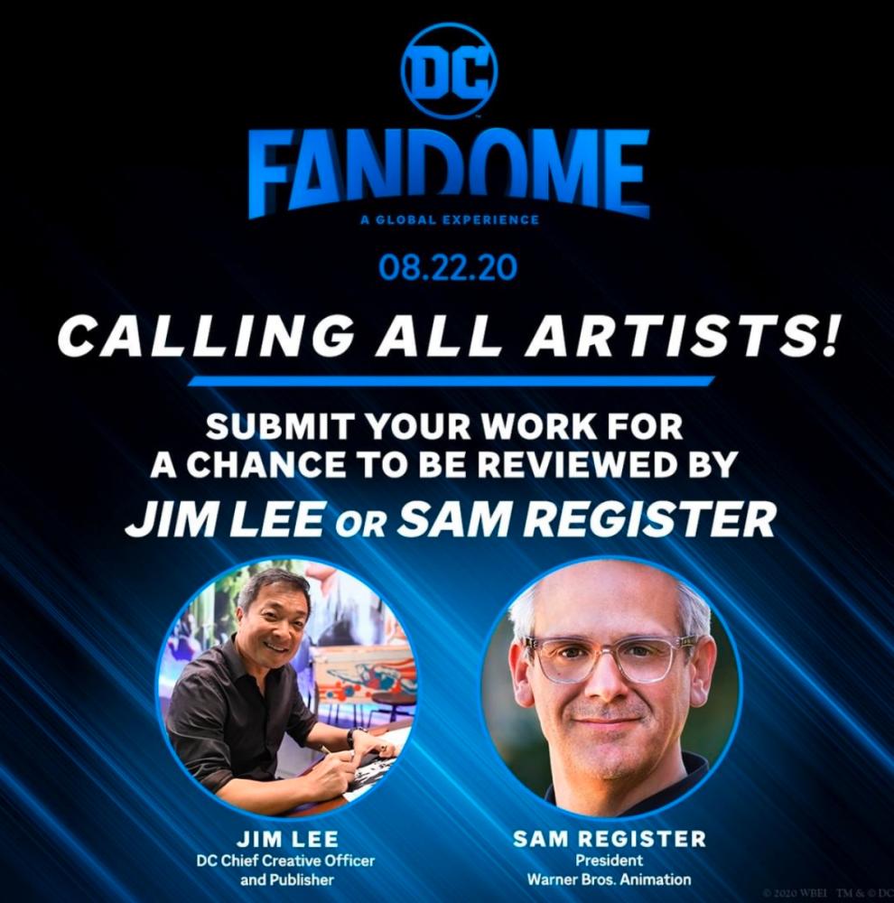 Calling all young artists! DC FanDome wants to showcase your masterpieces