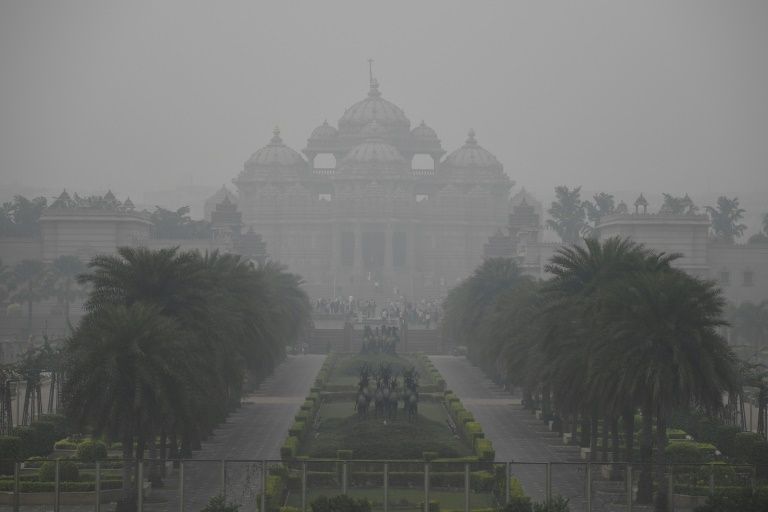 Concentrations of the most harmful airborne pollutants in Delhi are regularly about 20 times the World Health Organisation safe limit. — AFP