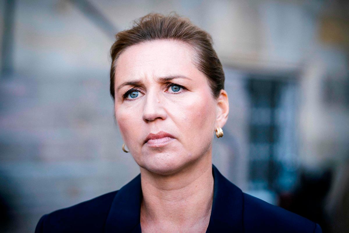 Danish Prime Minister Mette Frederiksen. - Emil Nicolai Helms / RITZAU SCANPIX / AFP
