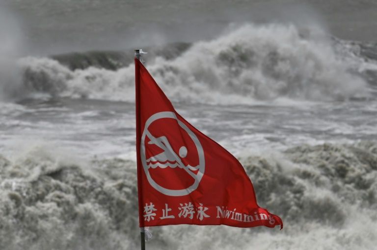Super Typhoon Lekima, currently sweeping past the northern tip of Taiwan, is expected to hit eastern China. — AFP