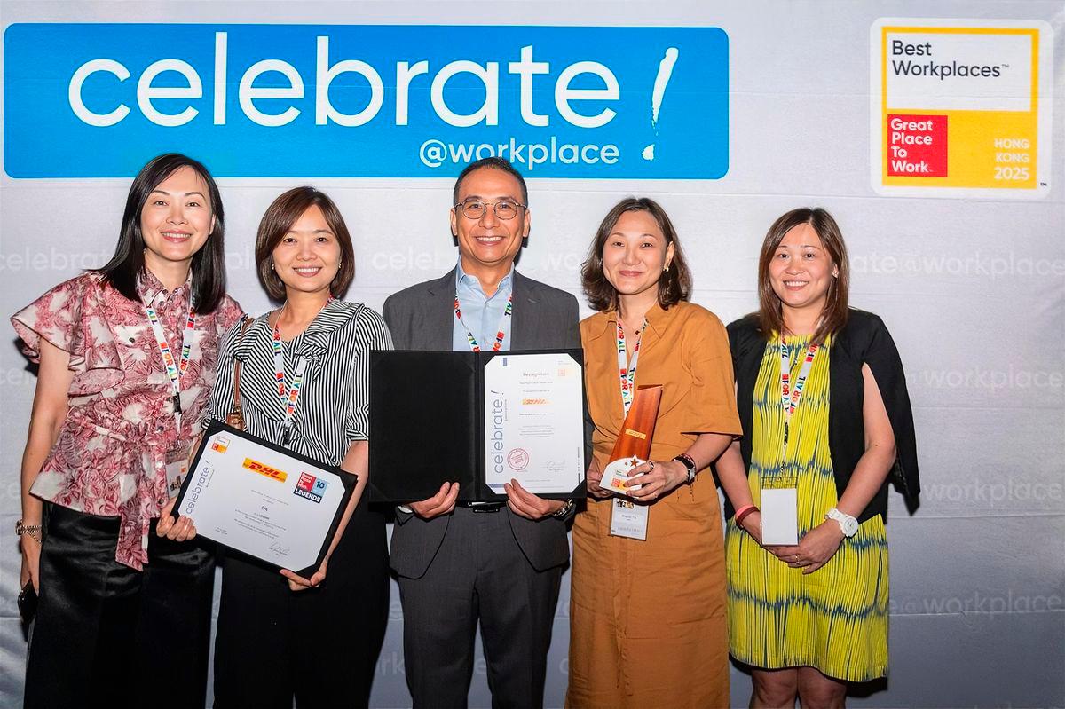 DHL Express Tops the List in the Best Workplaces™ in Hong Kong for the Second Time