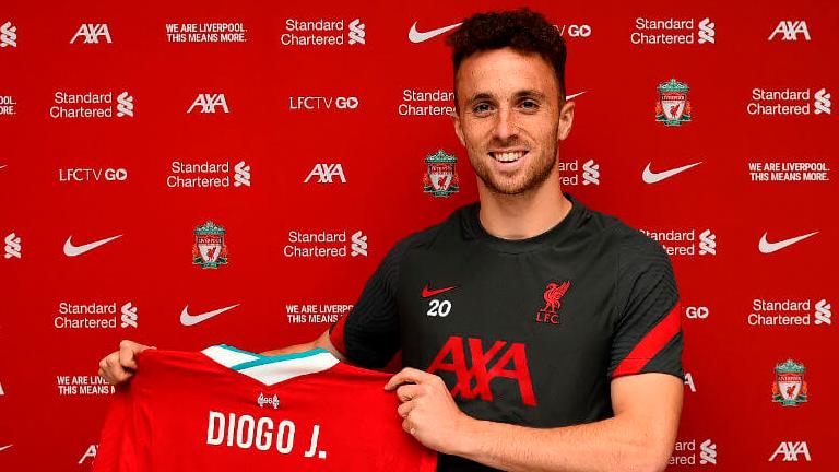 Liverpool sign Portugal winger Jota from Wolves