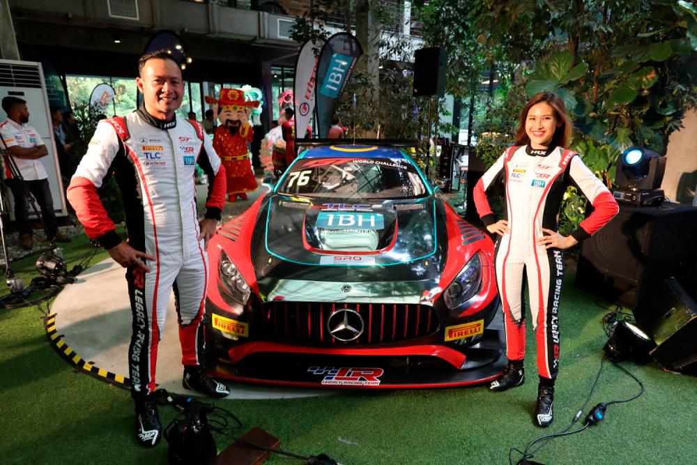 Leona Chin and Tengku Djan Ley join forces in Mercedes-AMG GT3