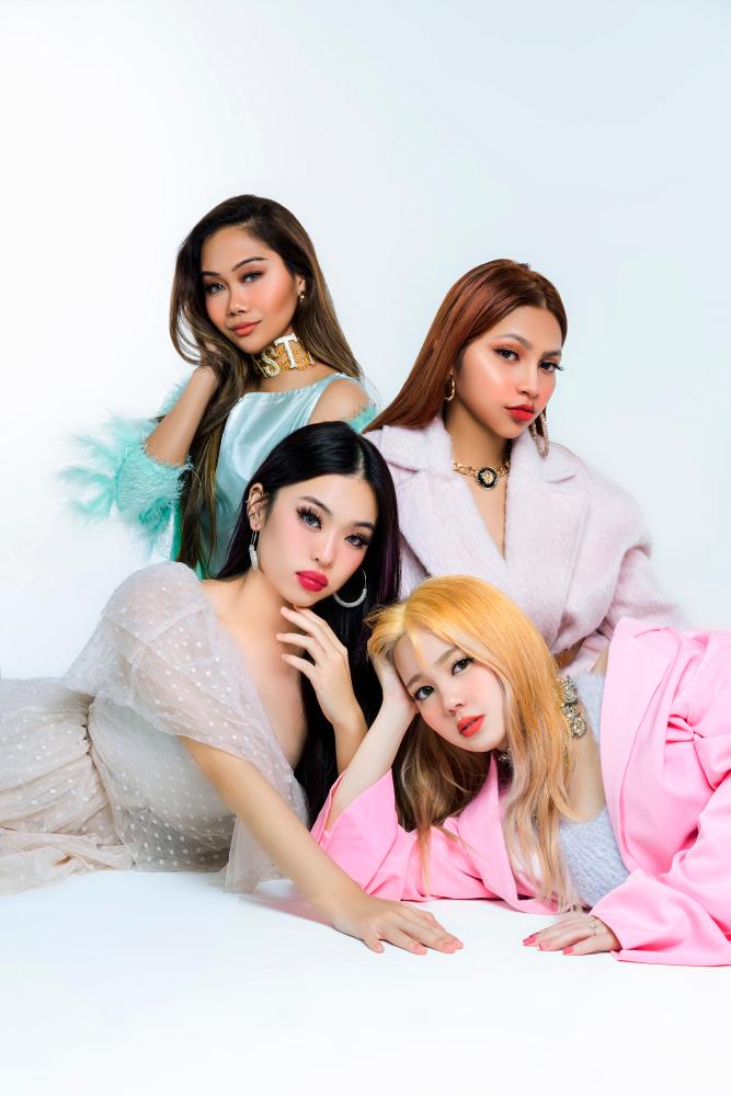 $!The girls are the third Malaysian musical act to be featured on New York Times Square billboard. — PHOTO COURTESY OF UNIVERSAL MUSIC GROUP