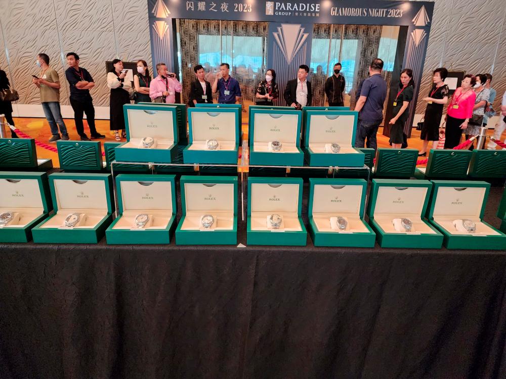 Singaporean company rewards long time staff with Rolex watches and