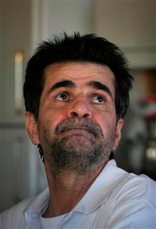 Iranian film director Jafar Panahi is pictured, following his release on bail, at his home in Tehran, May 25, 2010. REUTERSPIX