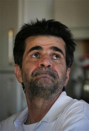 Iranian film director Jafar Panahi is pictured, following his release on bail, at his home in Tehran, May 25, 2010. REUTERSPIX