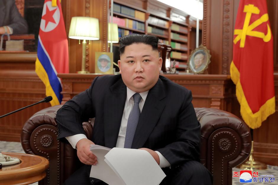 North Korean leader Kim Jong Un poses for photos in Pyongyang in this January 1, 2019 photo released by North Korea’s Korean Central News Agency (KCNA). — Reuters