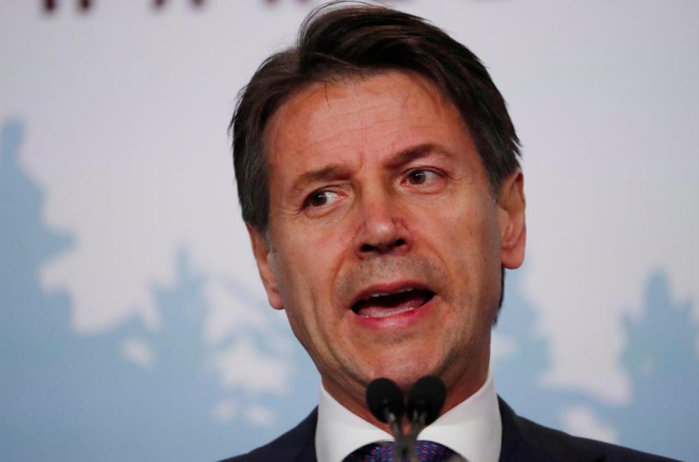 Italy’s Prime Minister Giuseppe Conte addresses the final news conference of the G7 summit in the Charlevoix city of La Malbaie, Quebec, Canada, June 9, 2018. — Reuters