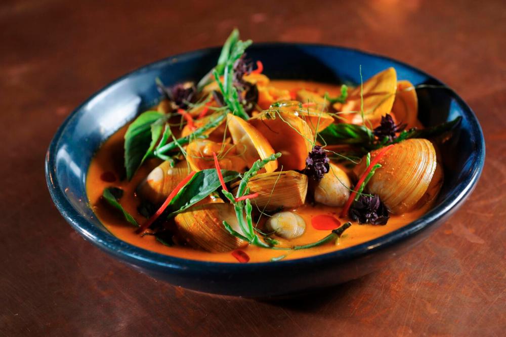 $!Spicy Indian clam curry with coconut milk. – FREEPIKPIC