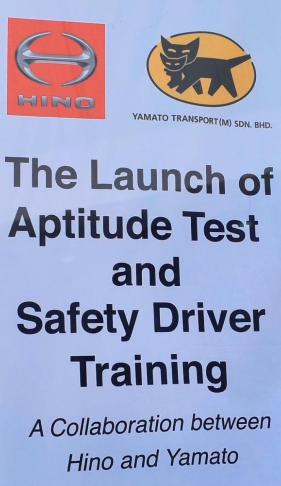 $!Hino-Yamato safety training for lorry drivers launched