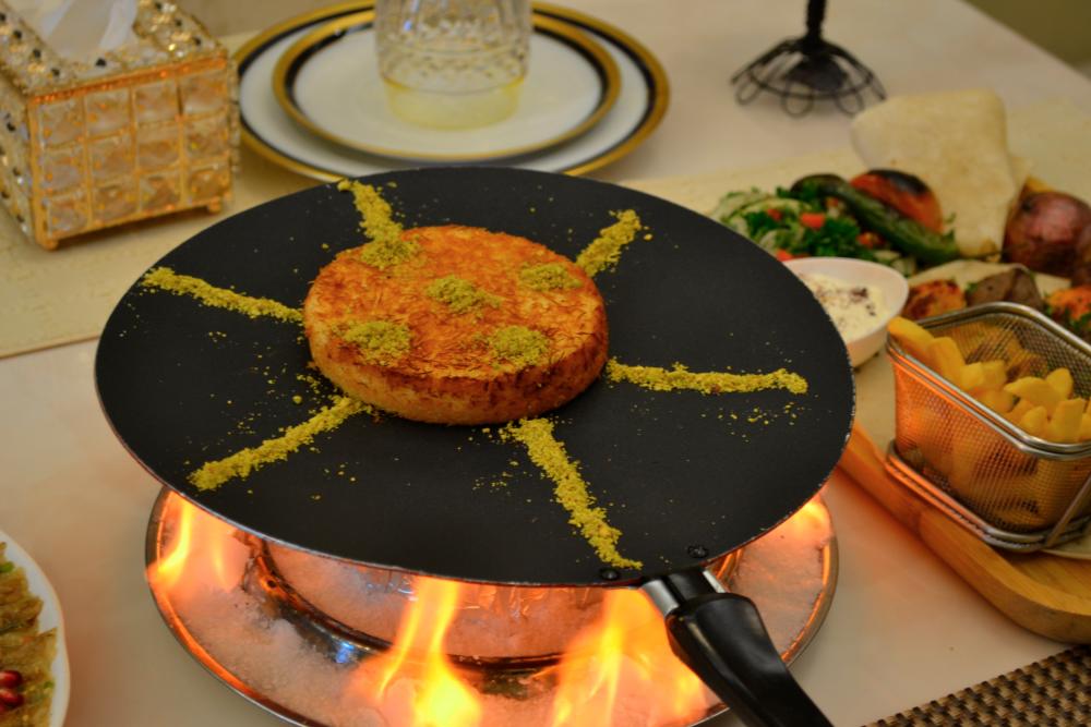 $!The real taste of Kunafa is here and its best enjoyed hot off the fire.