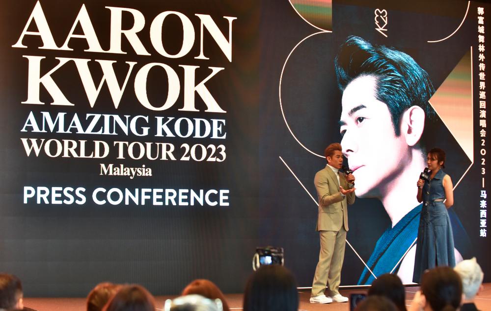 Aaron Kwok sets to ignite Genting with his ‘Amazing Kode World Tour’ $!Aaron Kwok sets to ignite Genting with his ‘Amazing Kode World Tour’