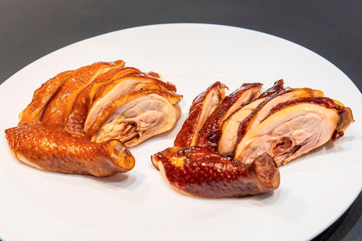 (FRESH) SOY CHICKEN VS (FROZEN) EX M POACHED CHICKEN