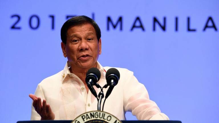 Philippine President Rodrigo Duterte. - AFP