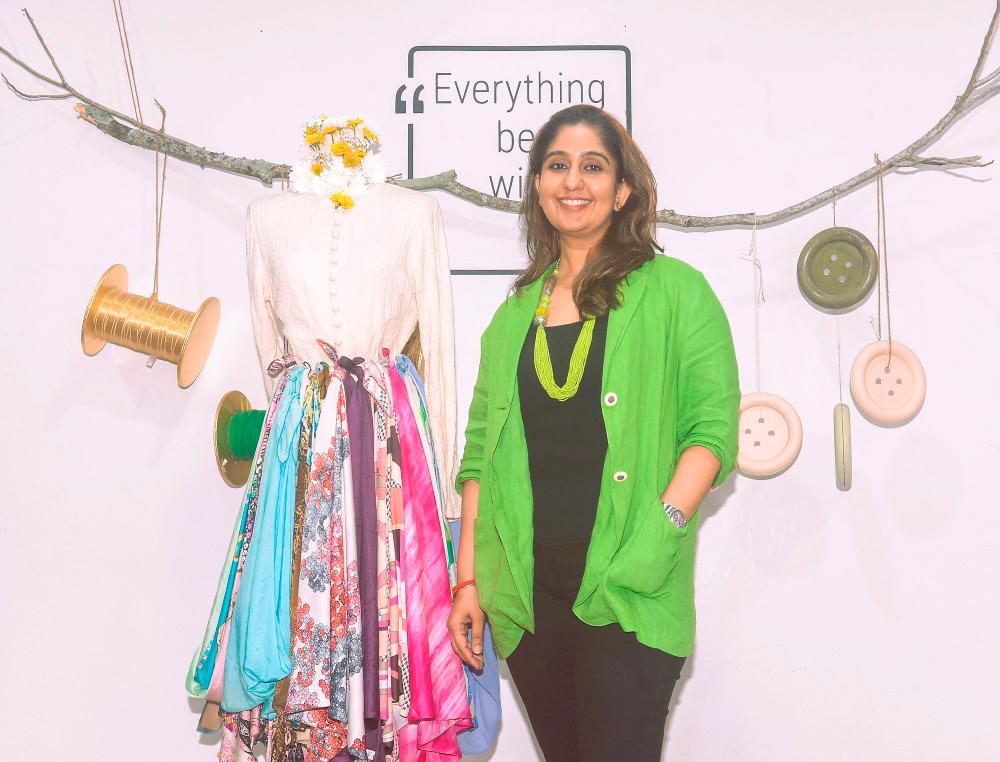 Kalpana Singh has taught students pattern drafting and cutting for the past 11 years. –PICS BY ADIB RAWI YAHYA / THESUN.